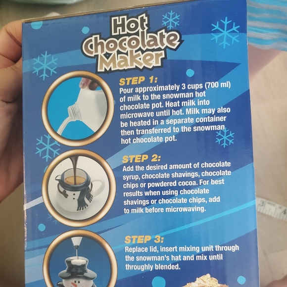 Brand New in Box ⛄️ Snowman Hot Chocolate Maker - Picture 2 of 5